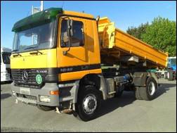 AUTOBASCULANTA 18 TONE CU BENA BASCULABILA LATERAL - SPATE